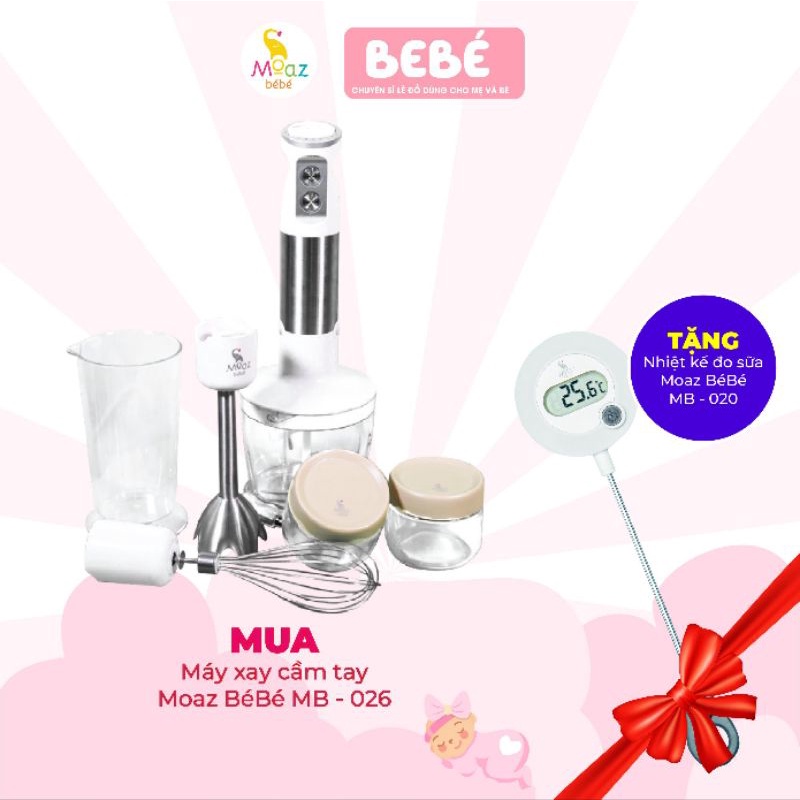 MÁY XAY CẦM TAY ĐA NĂNG MOAZ BÉBÉ MB026