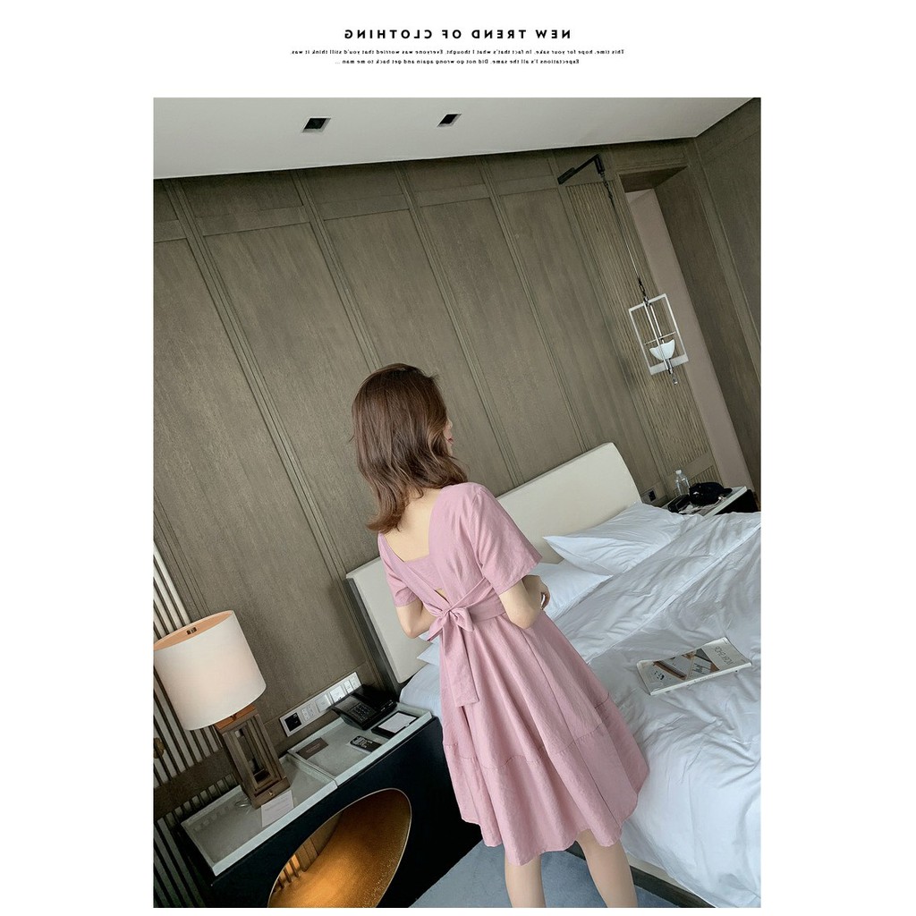 VN72 - VÁY ĐŨI NƠ LƯNG XÒE 2 MÀU CHO NỮ | BigBuy360 - bigbuy360.vn