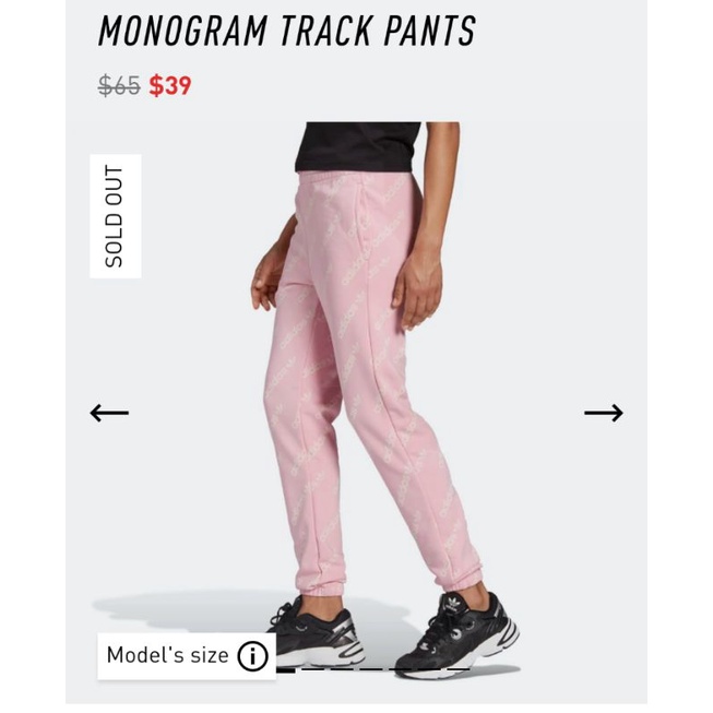 Adidas tracksuit monogram VNXK set bộ thể thao áo sweatshirt cổ tròn tay dài vs quần jogger hồng in chữ xuất khẩu dư xịn
