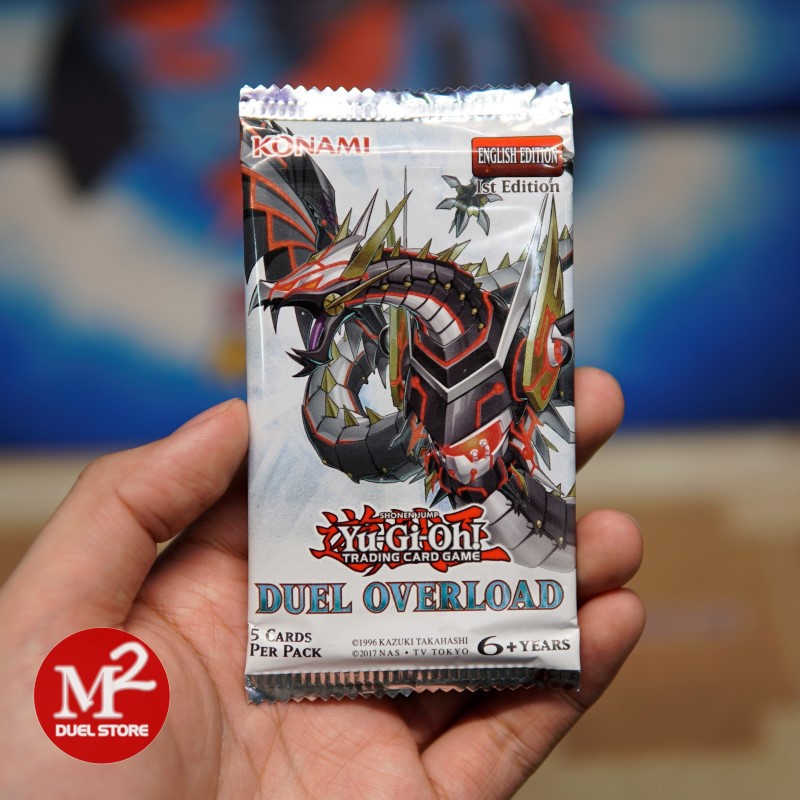 Túi thẻ bài Yugioh Duel Overload Booster Pack DUOV - 5 lá bài Ultra Rare - Nhập khẩu từ Hoa Kỳ USA