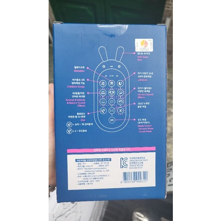 Babi Rabbit Phone - Điện thoại thông minh/Đồ chơi thông minh, an toàn dành cho bé đến từ Hàn Quốc