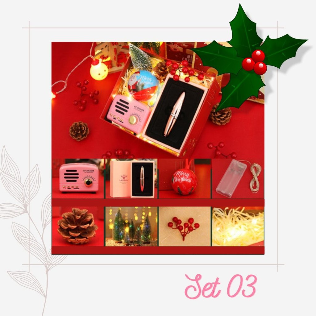Set quà tặng Giáng sinh noel 8 món chanh sả với những món quà độc đáo