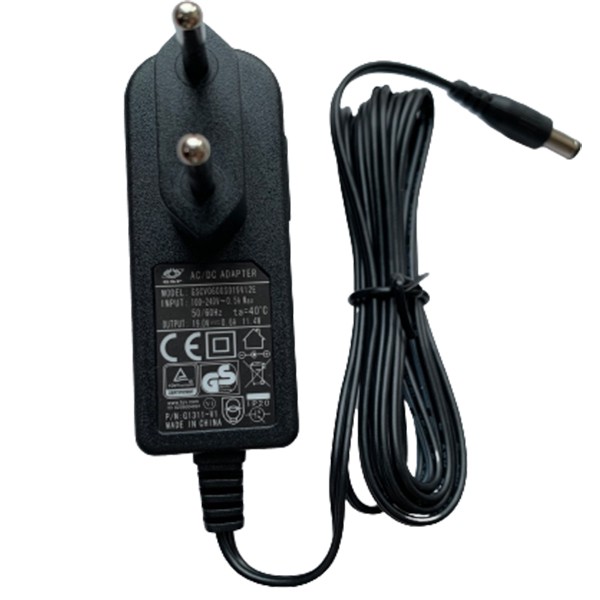 Adapter sạc pin dành cho robot hút bụi U Ultty, Liectroux, Medion, Ecovas, output 19V-0,6A 11,4W- Hàng chính hãng