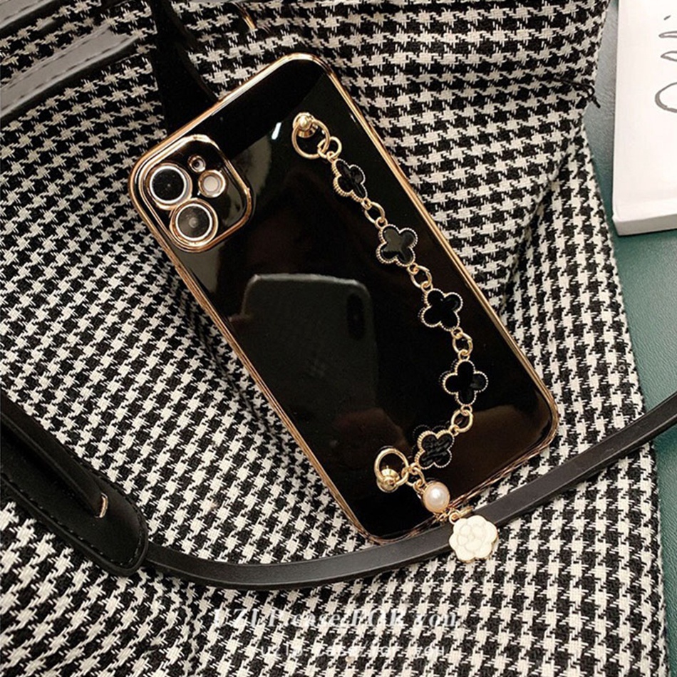 Ốp Điện Thoại Mạ Điện Hình Hoa Cho iPhone 11 12 13 Pro MAX Mini X XR XS MAX 6 6S 7 8 Plus SE 2020 2022