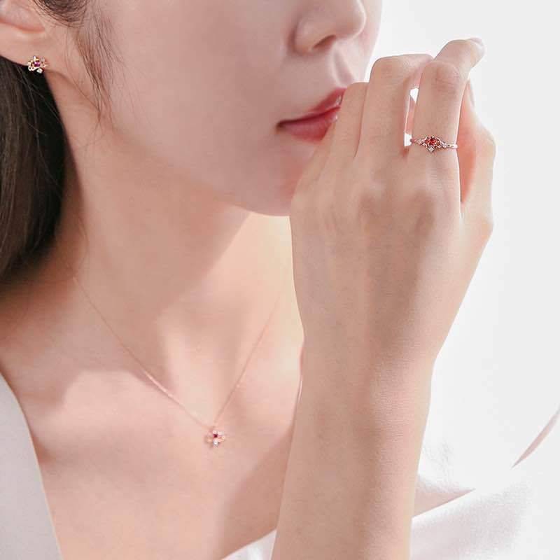 Nhẫn Mạ Bạc 925 Hình Vương Miện Công Chúa Disney Xinh Xắn Cho Nữ