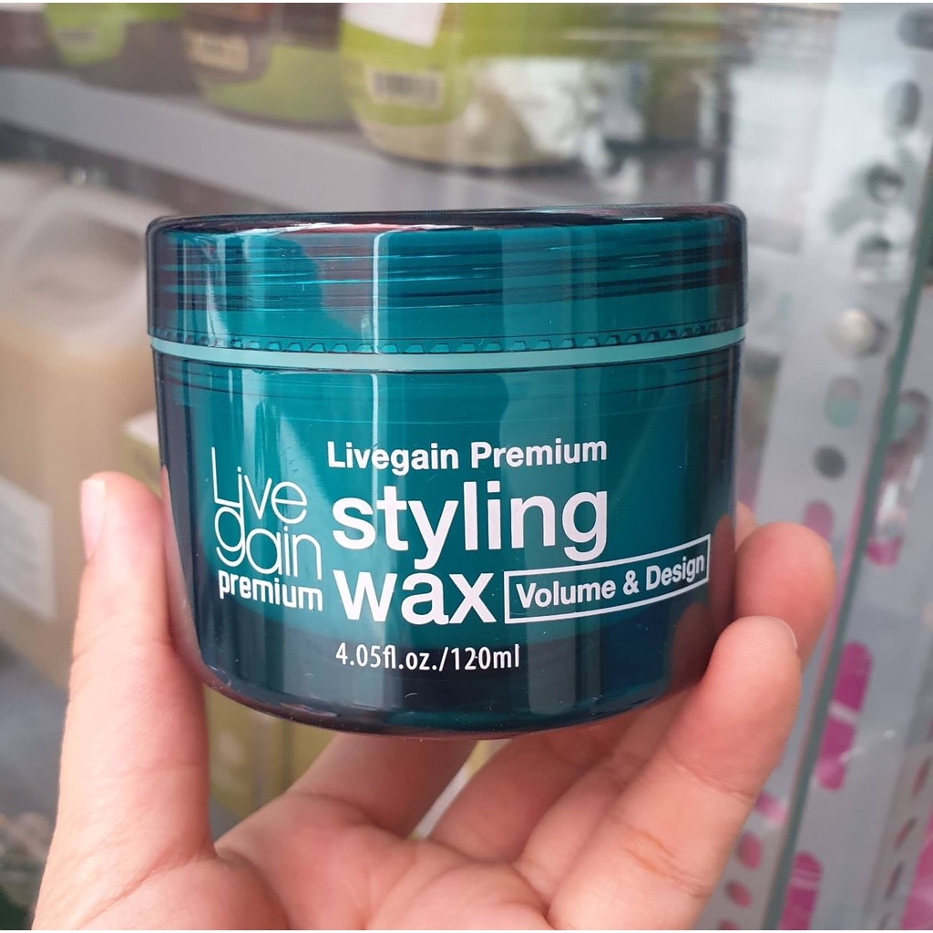 SÁP MỀM LIVEGAIN PREMIUM STYLING WAX- VOLUME &amp; DESIGN 120G