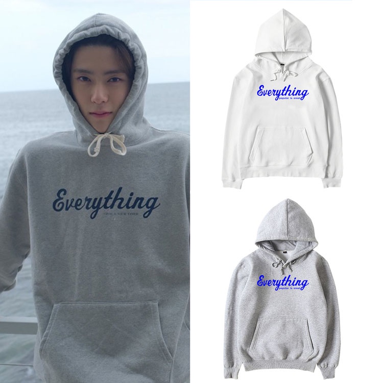 ÁO HOODIE EVERYTHING XANH CHEAP MOMENT CÙNG JAEHUYN NCT 127