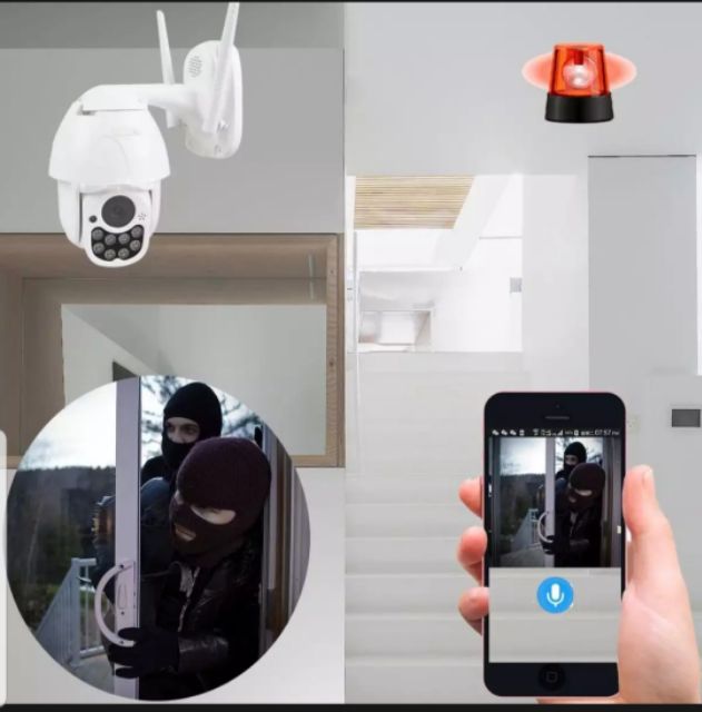 Camera Yoosee ngoài trời xoay 360 độ Ptz, fhd1080 chuẩn 2.0mp ban đêm có màu | BigBuy360 - bigbuy360.vn