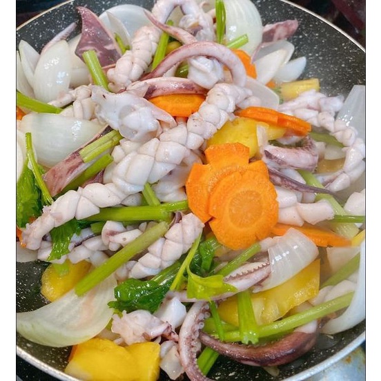 Mực một nắng COTO net đủ không mạ đá