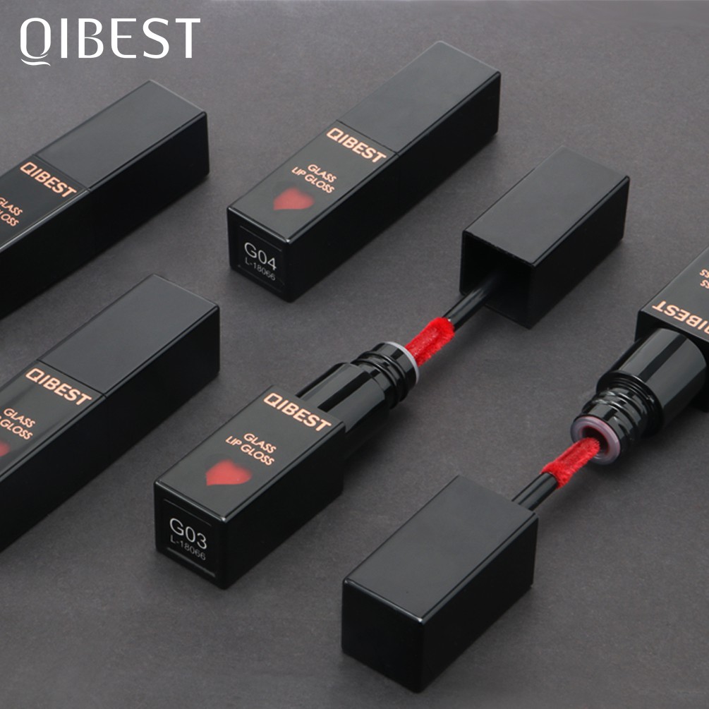 Set Son Kem Bóng Gương QIBEST L18066 120g Dưỡng Ẩm Trang Điểm Màu Tự Nhiên Cho Nữ | BigBuy360 - bigbuy360.vn