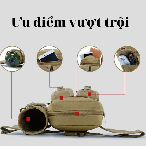 Túi Đeo Bụng Đựng Chai Nước, Túi Đeo Hông Chuyên Dụng Đi Phượt Dã Ngoại