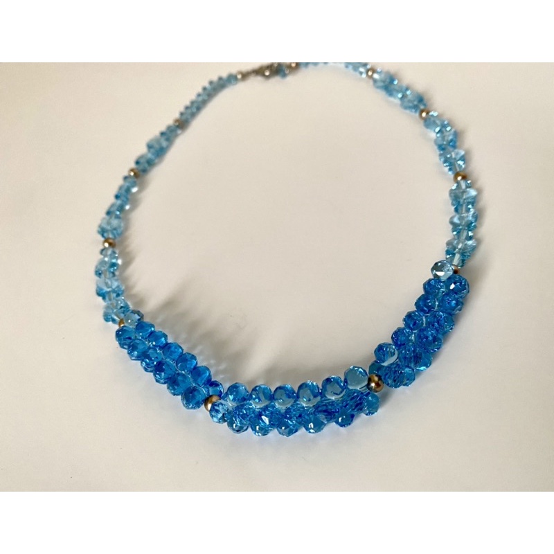 Vòng cổ pha lê Swarovski kiểu tròn