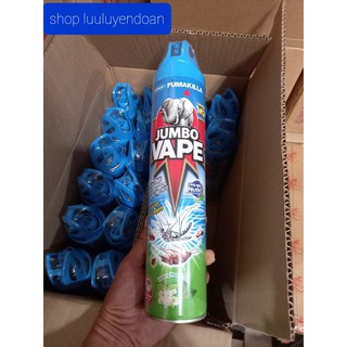 Xit Côn Trùng JUMBO Hương Hoa và Trà 600ml