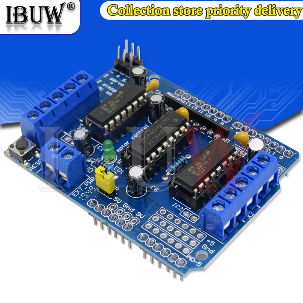 1 Bản Mạch Điều Khiển Động Cơ L293D Cho Arduino
