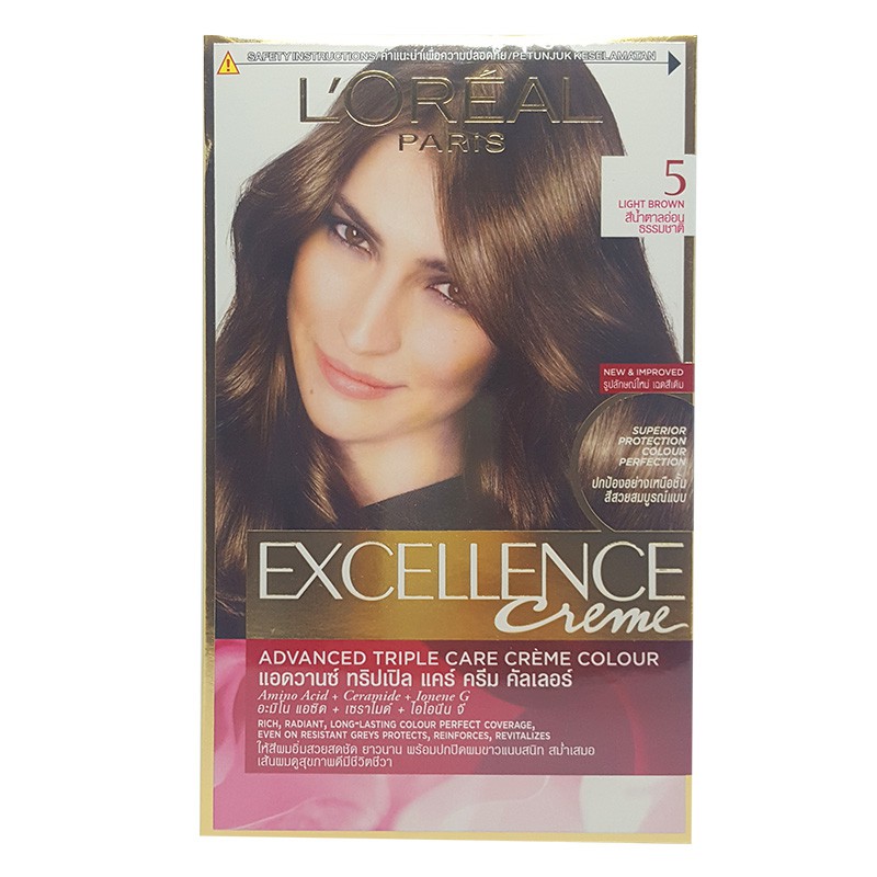 Thuốc nhuộm tóc Loreal #5 nâu hạt dẻ