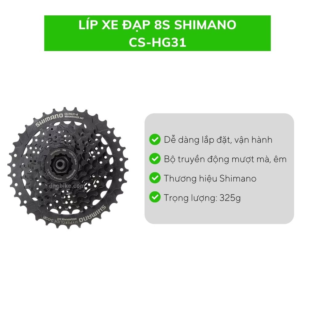 Líp xe đạp 8S SHIMANO CS-HG31