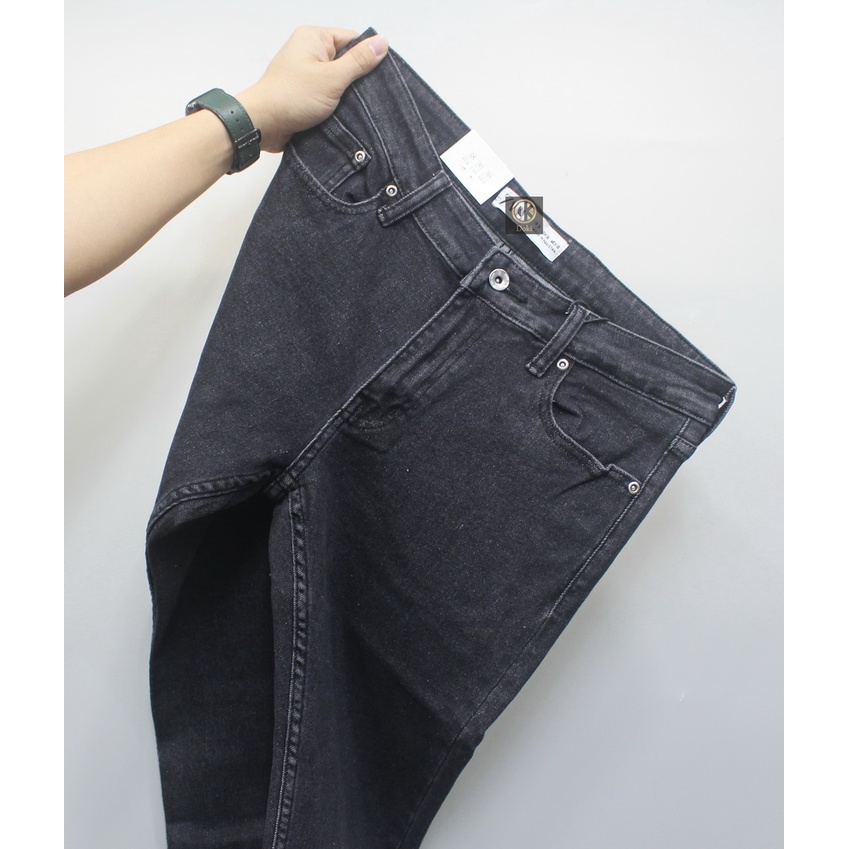 [Xả hàng lẻ size - Giá sốc] Quần Jean Nam Cao Cấp Màu Xám đen ZA-03 Quần Bò Nam Chất Vải Co Giãn Thoải Mái - DOKI