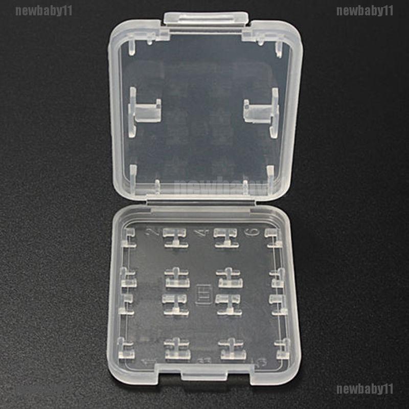 Nby❤❤Hộp Đựng Thẻ Nhớ Micro SD TF SDHC MSPD 8 Ngăn
