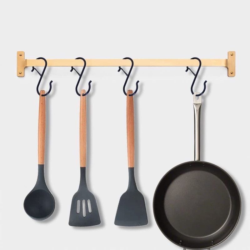 1 / 5 Móc Treo Đồ Hình Chữ S Bằng Kim Loại Chất Lượng Cao