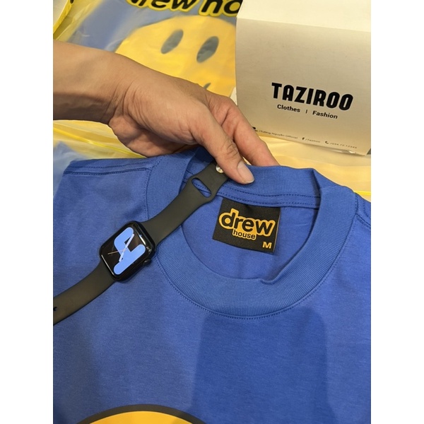 🌟 - Áo thun  Drewhouse bản mặt cười Mascot 2 màu đỉnh nhất, Drewhouse Mascot Tee