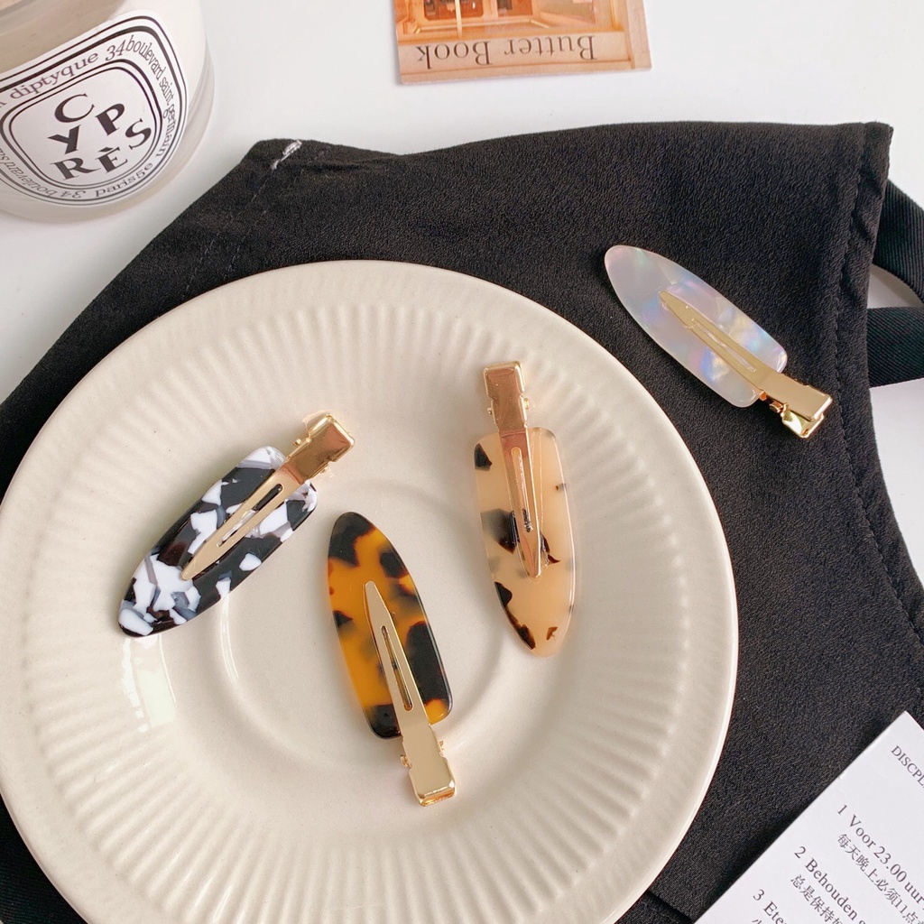 Kẹp tóc chiếc lá phong cách Hàn Quốc cho nữ sang chảnh│Loang màu│Xem thêm ở phần MÔ TẢ SẢN PHẨM