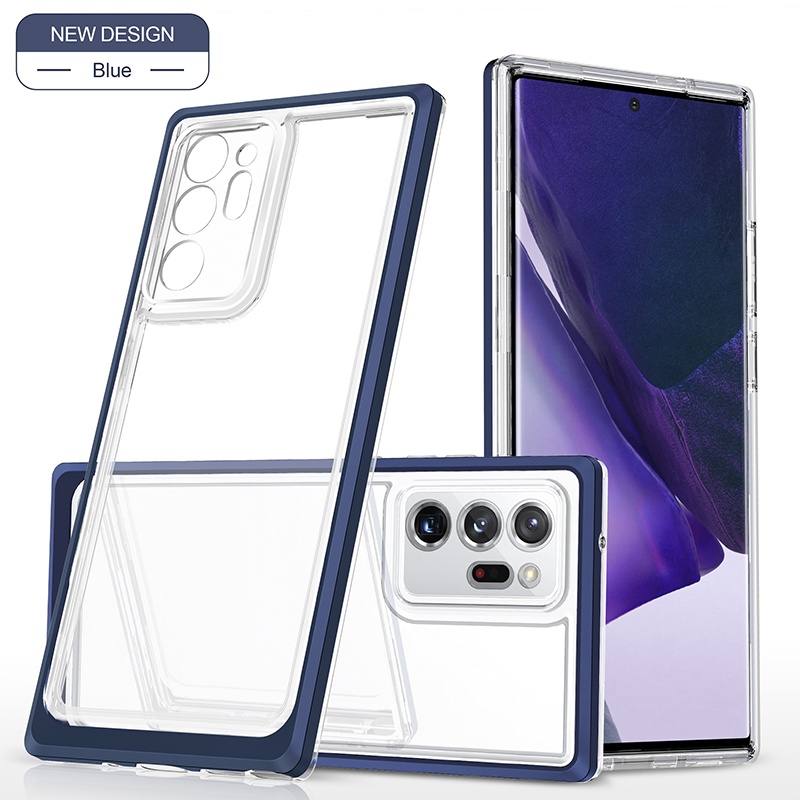 Ốp Điện Thoại Trong Suốt Chống Sốc 3 Trong 1 Cho Samsung Galaxy S20 FE Note 20 Ultra Note 10 Plus