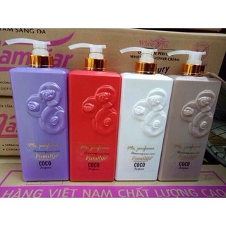 Sữa tắm coco 800ml khong màng co