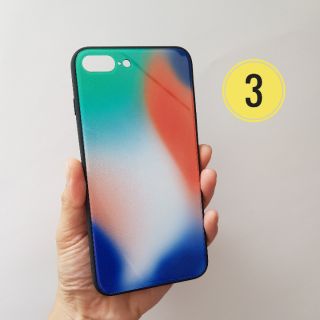 Ốp lưng Iphone 7 plus kính viền mềm hình vũ trụ Galaxy