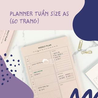 [PAPERIAN] Planner Tuần/Tháng A5 Hàn Quốc