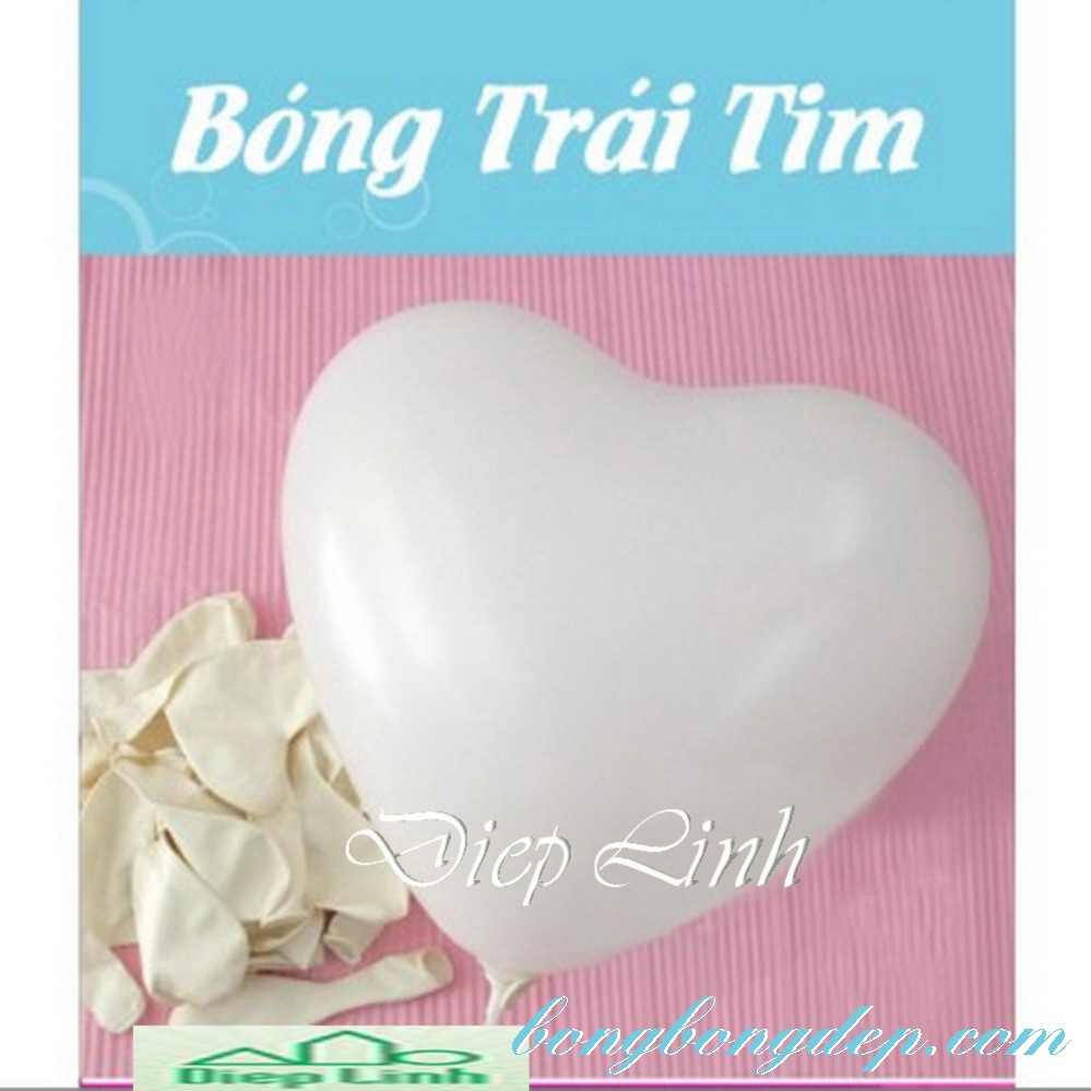 25 bong bóng trái tim Thái Lan 6 inch