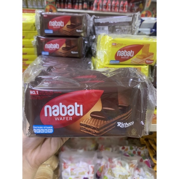 Lốc 10 gói bánh xốp Nabati vị phô mai 17g