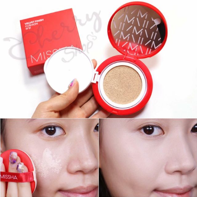 Phấn nước Missha Vvet Finish Cushion Spf50/PA+++