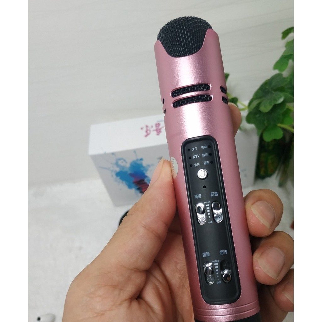 [Mã ELMSBC giảm 8% đơn 300K] Micro C16 Livestream, Hát Karaoke Tích Hợp Sound card và micro thu âm - Loại 1