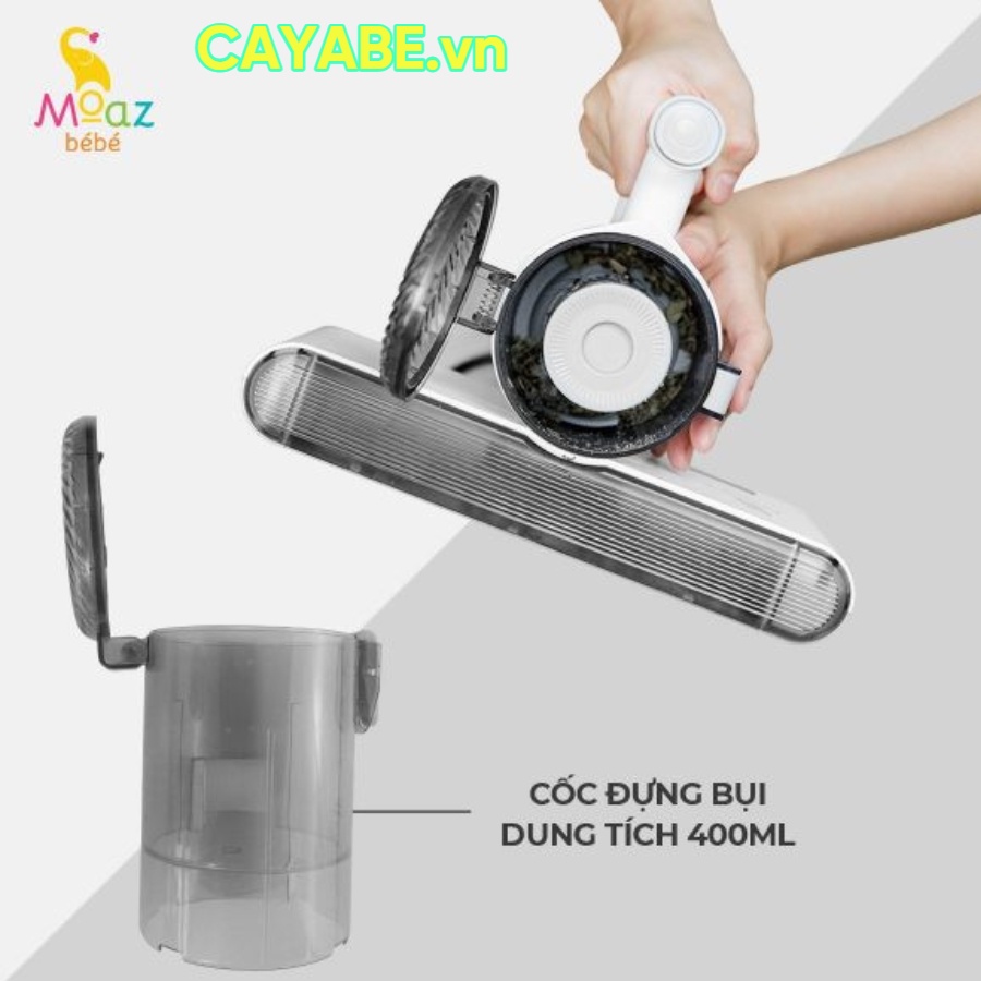 Máy hút bụi diệt khuẩn UV giường nệm, sofa và thảm cầm tay MOAZ BÉBÉ MB-037 cho gia đình (Bảo hành chính hãng 12 tháng)