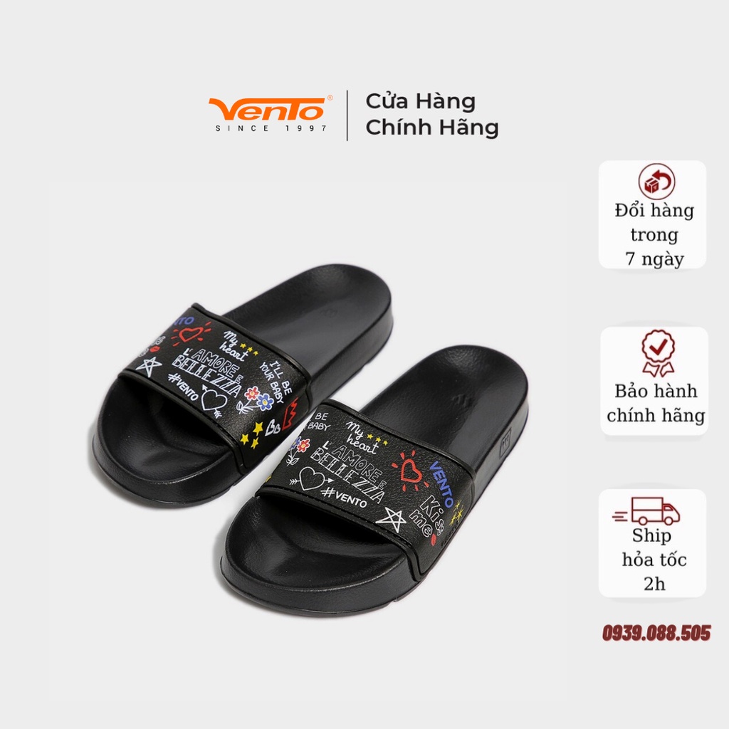 Dép Vento Nam Nữ Quai Ngang dạo phố đi chơi du lịch FL07