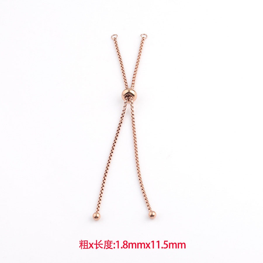 Vòng Tay Chuỗi Hạt Bằng Nhựa Và Thép Không Gỉ Tùy Chỉnh Thời Trang DIY