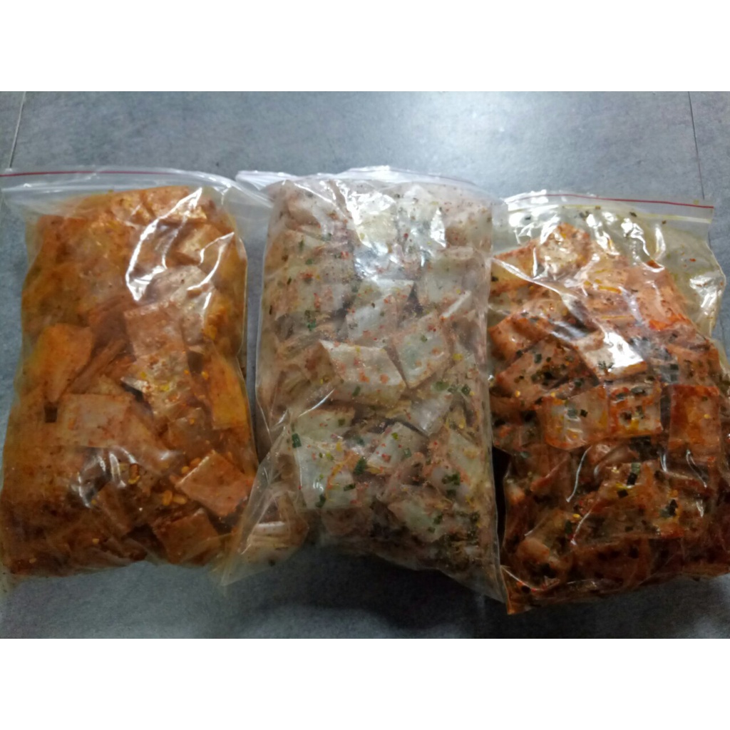 1KG BÁNH TRÁNG CUỘN SA TẾ TÉP HÀNH CỰC NGON