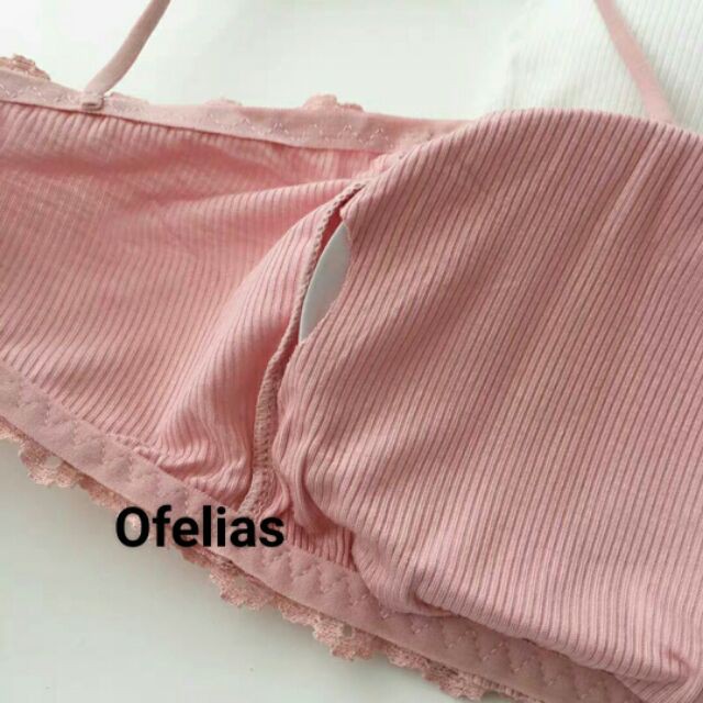 Áo ngực đệm mỏng freesize len tăm quây 636 MYN_UNDERWEAR