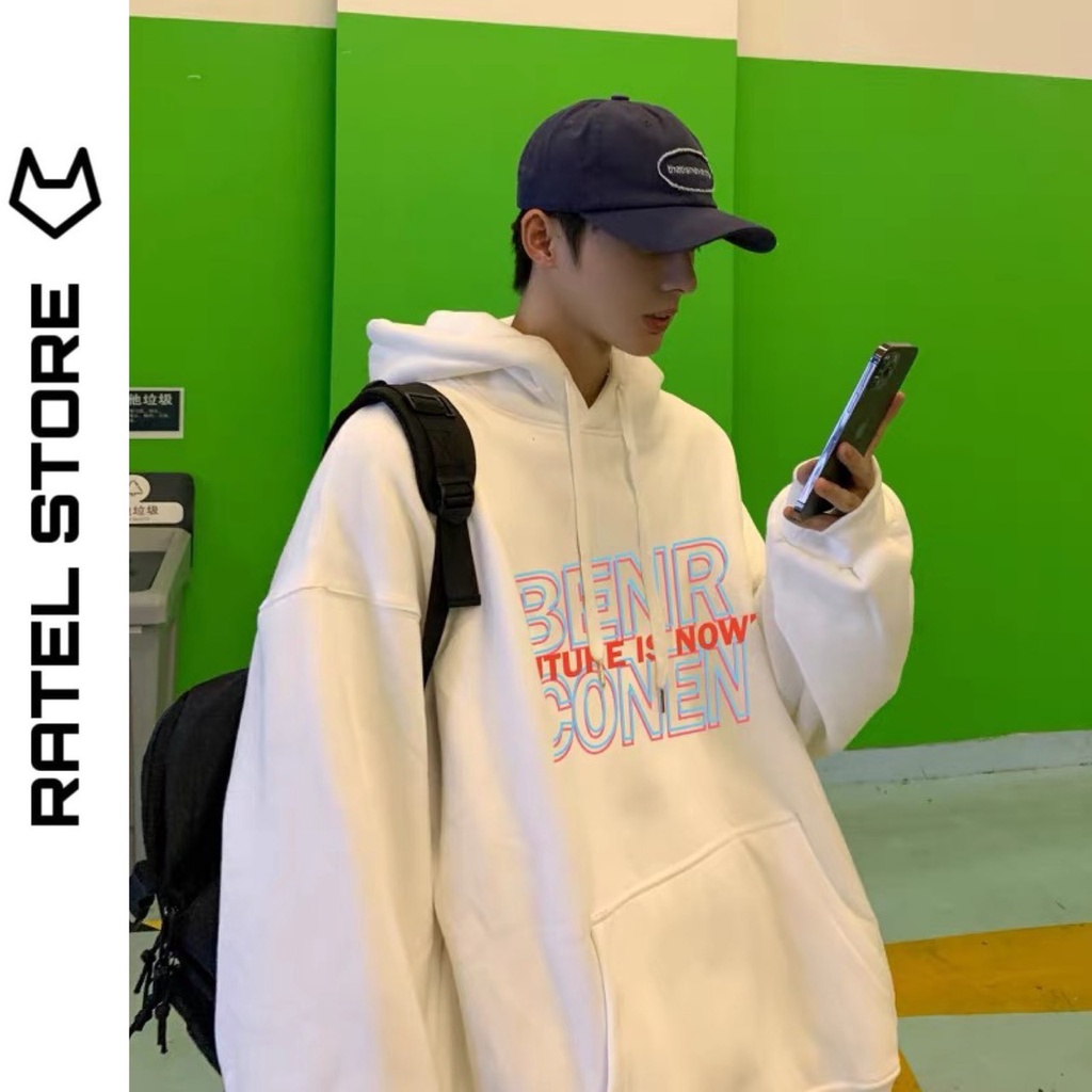 Áo Hoodie Local Brand Nỉ Bông Nam Nữ BENR CONEN Unisex Form Rộng