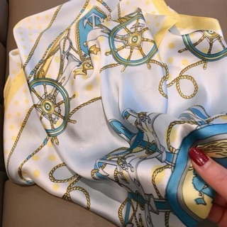 Khăn choàng cổ lụa thanh lịch size 90x90cm  - Khăn turban