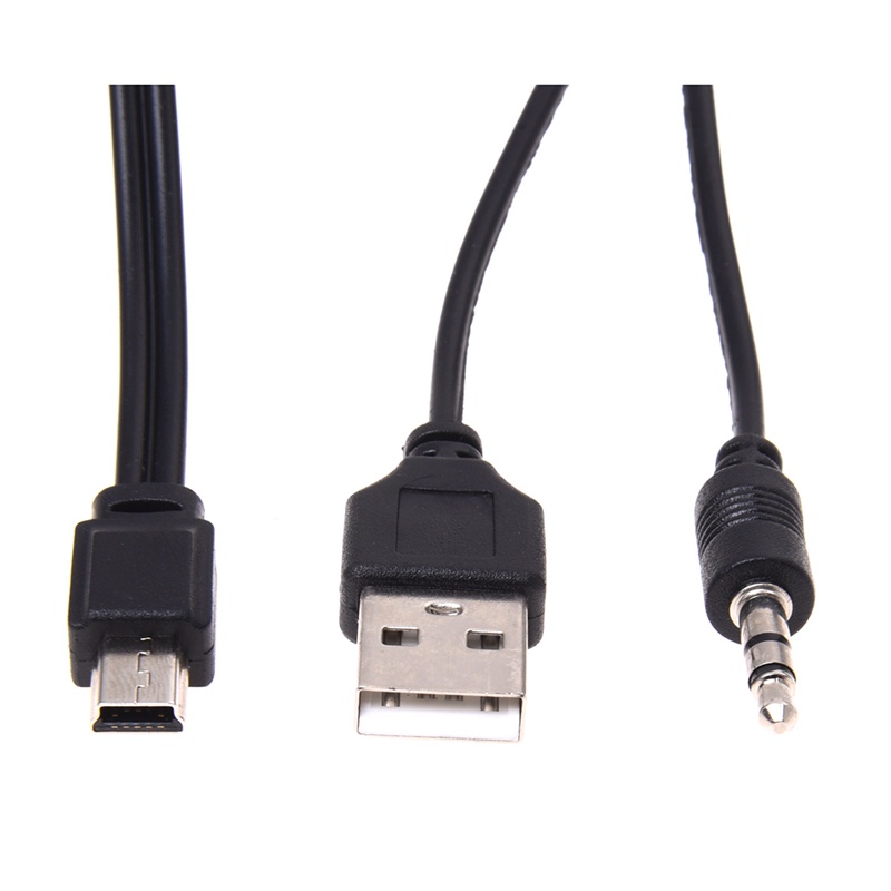 Cáp Âm Thanh 3.5mm Aux Usb2.0 Male Mini 5 Pin Usb
