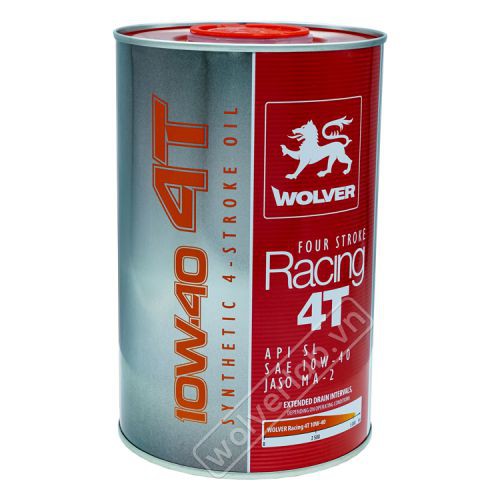 Dầu nhớt xe máy- Wolver 4T Racing 10W-40 SL 1L