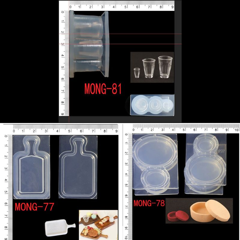 Khuôn Silicon Làm Đồ Thủ Công Mini Dễ Thương