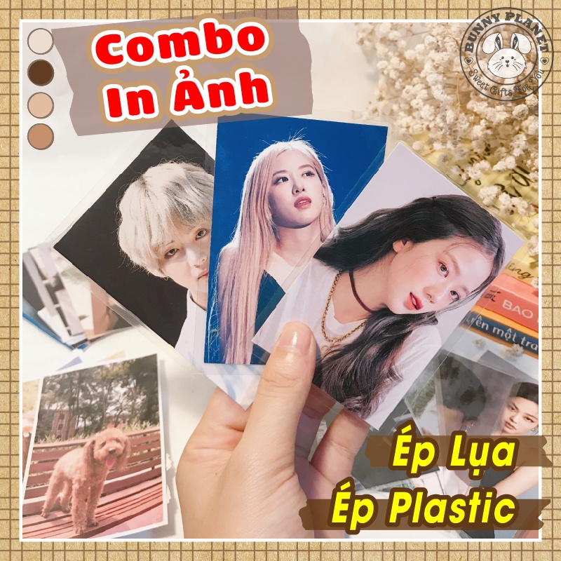 In Ảnh theo yêu cầu 1k đã ép plastic, ép lụa - In ảnh 6x9 tràn viền