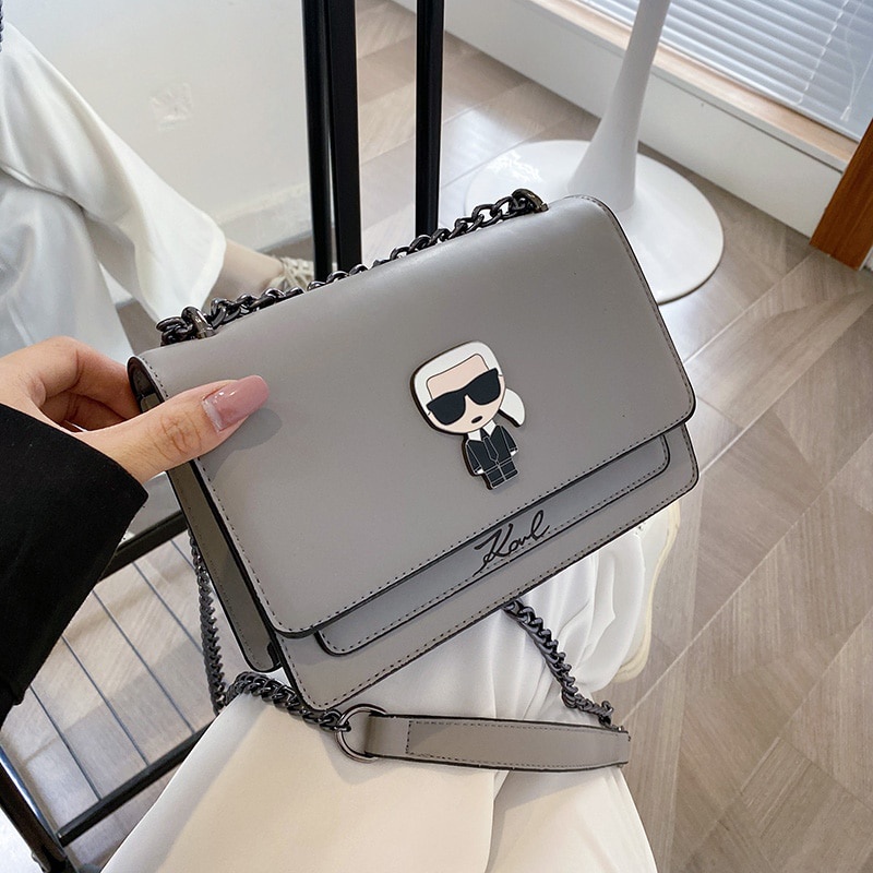 Thời Trang Túi Da Đeo Chéo Vai Thương Hiệu Nổi Tiếng karl lagerfeld k / Ikonfartch