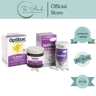 Men vi sinh Optibac tím Optibac for women hàng chính hãng Anh 30 - 90 Viên