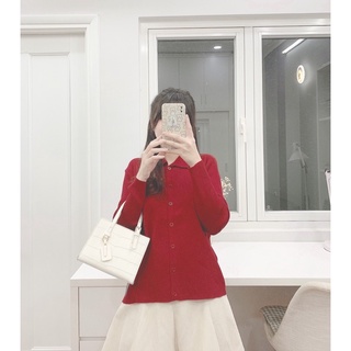 Áo len tăm cổ polo
