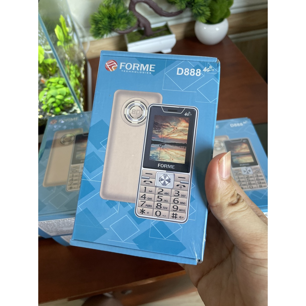 Điện thoại Forme D888 4G Viền thép , Pin khủng , Màn hình lớn - Hàng chính hãng