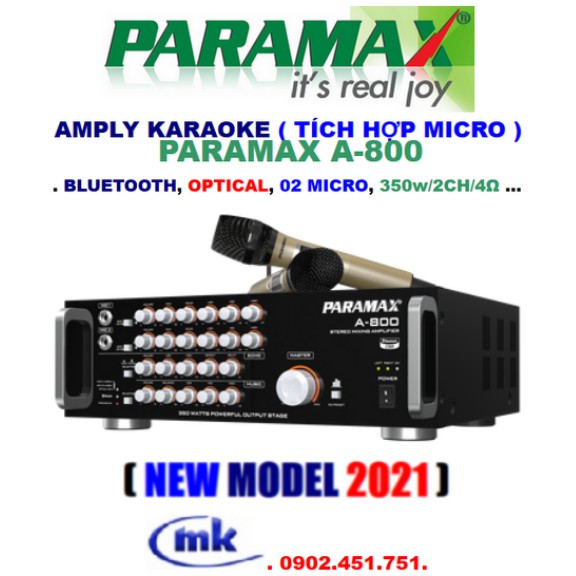 AMPLY KARAOKE PARAMAX A-800