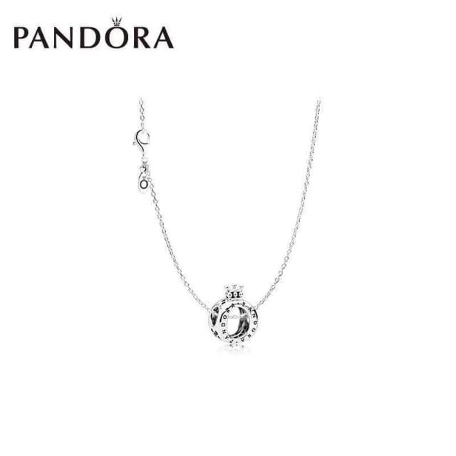 Pandora Jewelry Necklace Pandora Necklace Crown O Charm